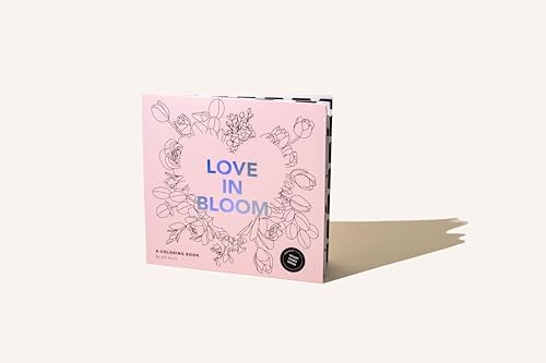 Love in Bloom: A Valentine's Coloring Book for Adults Featuring Romantic Floral Patterns and Frameable Wall Art by Alli Koch