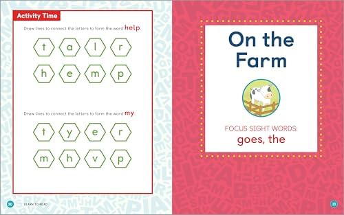 Learn to Read: Sight Words Storybook: 25 Simple Stories & Activities for Beginner Readers by Kimberly Ann Kiedrowski
