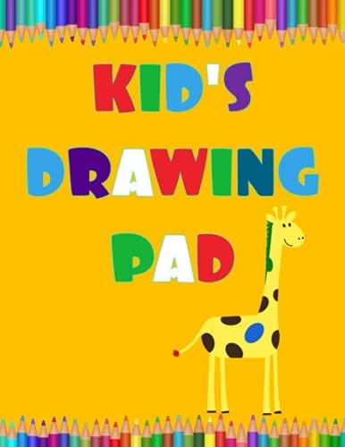 Kid's Drawing Pad A4: Drawing Paper for Children | Thick Paper – Large Format Sketch Book for Kids 210 x 297mm by I Love Art