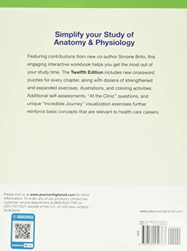 Anatomy and Physiology Coloring Workbook: A Complete Study Guide by Elaine Marieb