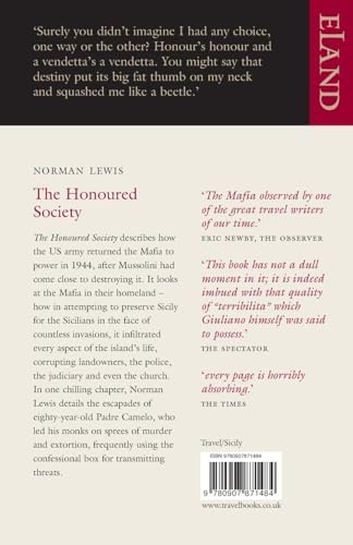 The Honoured Society: The Sicilian Mafia Observed by Norman Lewis