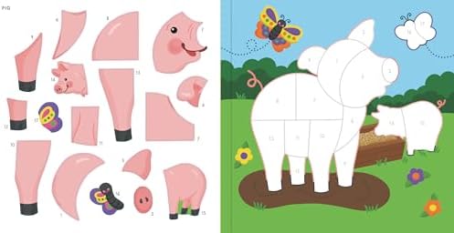 My First Color-By-Sticker Book - Farm Animals by T. Levy