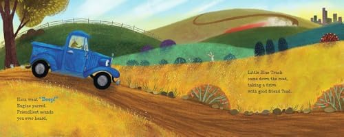 Little Blue Truck and Racer Red: A Fun Picture Book About Race Cars, Friendship, and Trying Your Best for Children (Ages 4-8) by Alice Schertle