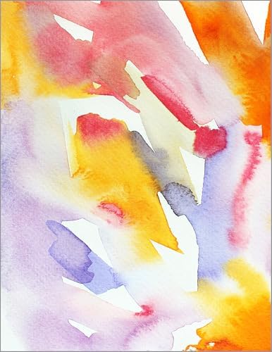 Reverse Coloring Book for Anxiety Relief: Draw Designs on Watercolor Art by Rockridge Press