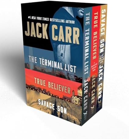 Jack Carr Terminal List Boxed Set: The Terminal List, True Believer, Savage Son by Jack Carr