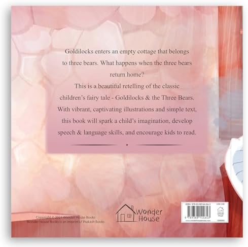My First 5 Minutes Fairy Tales Goldilocks And The Three Bears : Traditional Fairy Tales For Children (Abridged and Retold) by Wonder House Books
