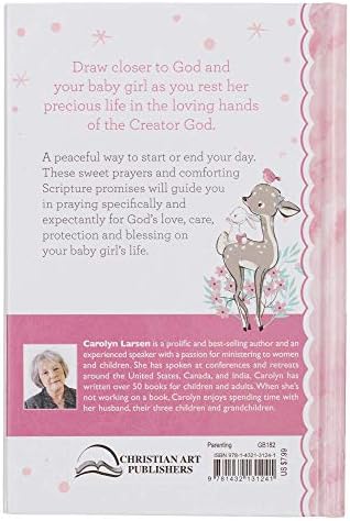 Prayers For My Baby Girl - 40 Prayers with Scripture Padded Hardcover Gift Book For Moms w/Gilt-Edge Pages by Carolyn Larsen