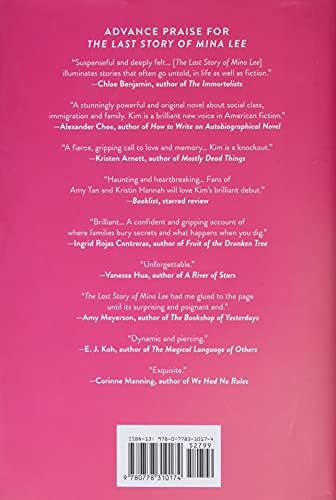 The Last Story of Mina Lee: A Reese's Book Club Pick – A NYT Bestseller Historical Mystery of Love and Deception by Nancy Jooyoun Kim