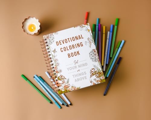 Set Your Mind on Things Above: Devotional Adult Coloring Book (75 Daily Devotions and Coloring Pages to Steady Your Soul) – The Perfect Gift for Christian Women (Faith Inspired Creativity) by DaySpring