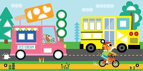 Brain Games - Sticker by Shape: On the Go! (For Kids Ages 3-6) by Publications International Ltd.