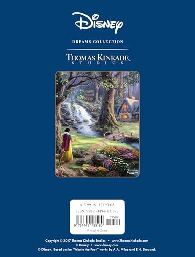 Disney Dreams Collection Thomas Kinkade Studios Coloring Book by Thomas Kinkade