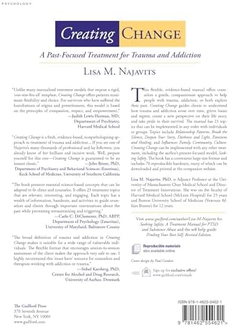 Seeking Safety: A Treatment Manual for PTSD and Substance Abuse by Lisa M. Najavits