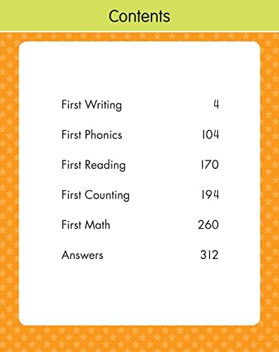 Preschool Big Workbook Ages 3 - 5: 320 Pages, Letter and Numbers Tracing, Early Math, First Writing, Phonics, Alphabet and more (Gold Stars) by Gold Stars