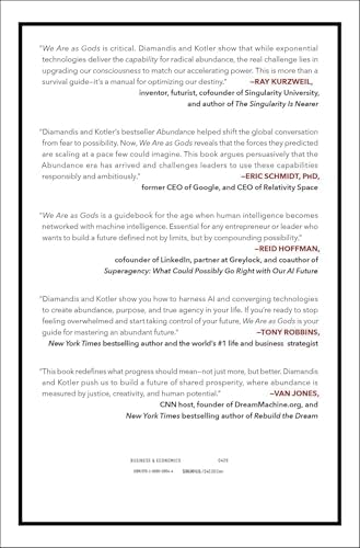 We Are as Gods: A Survival Guide for the Age of Abundance (Exponential Technology Series) by Peter H. Diamandis
