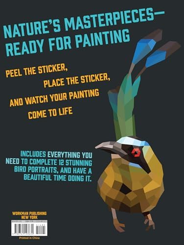 Paint by Sticker (Official): Birds: Create 12 Stunning Images One Sticker at a Time! by Workman Publishing