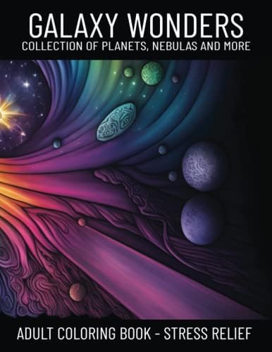 Galaxy Wonders Adult Coloring Book by Lifetime Coloring Books