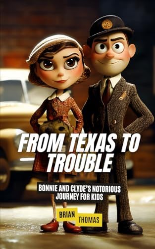 From Texas to Trouble: Bonnie and Clyde’s Notorious Journey for Kids (True Crime for Kids) by Brian Thomas