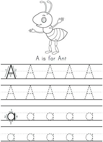 Trace Letters: Alphabet Handwriting Practice workbook for kids: Preschool writing Workbook with Sight words for Pre K, Kindergarten and Kids Ages 3-5. ... Words & Math for Preschool & Kindergarten) by Sujatha Lalgudi