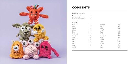 Mini Amigurumi Monsters: 26 tiny characters to crochet by Sarah Abbondio