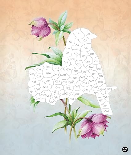 Brain Games - Sticker by Number - Vintage: Garden (28 Images to Sticker) by Publications International Ltd.
