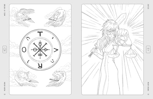 Manga Tarot: A Colouring Book (Manga Colouring) by Welbeck