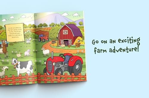 I Spy Farm: Find Animals, Tractors & More on an Exciting Farm Day Adventure! A Cute Search and Find Book for Toddlers (I Spy Books for Toddlers) by Marlies Larch