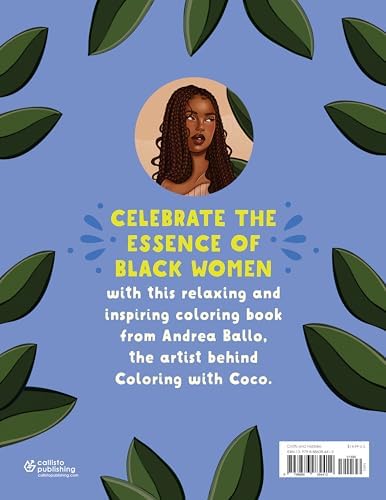 Coloring with Coco: Rest and Reflect: Relaxing Bold and Easy Coloring Book for Adults and Teens by Andrea Ballo