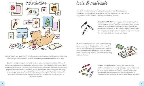 Bobbie Goods Cozy Coloring & Drawing: With a Bonus Coloring Pad (Official Bobbie Goods) by Bobbie Goods