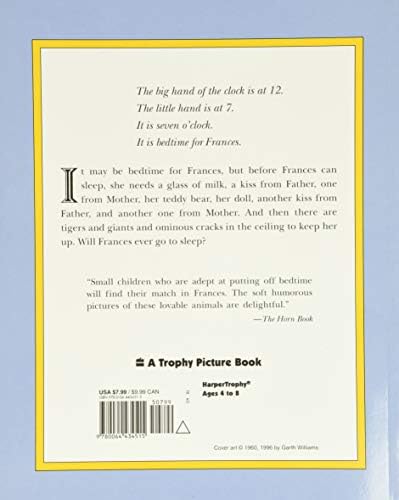 Bedtime for Frances: A Cozy Classic About a Badger's Funny Sleep Ritual for Kids (Ages 4-8) by Russell Hoban
