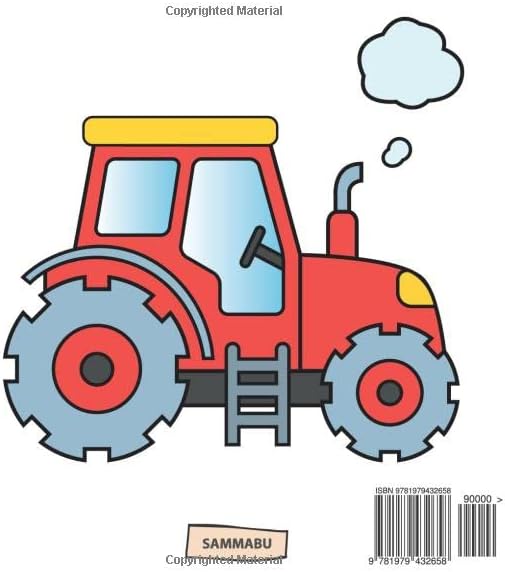 Tractor Colouring Book: For Children Ages 2-4 by Sammabu Edition