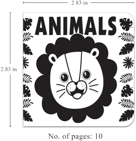 Baby’s First High-Contrast Books Boxed Set [Box Set of 5] - Age Group: 0+ / Black and White Tummy Time Books /Illustrated Board Book for Kids/Toddlers / (High Contrast Board Books) by Wonder House Books