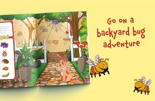 I Spy Bugs: Spot Ladybugs, Caterpillars, Butterflies & More! A Cute Search and Find Book for Toddlers (I Spy Books for Toddlers) by Marlies Larch