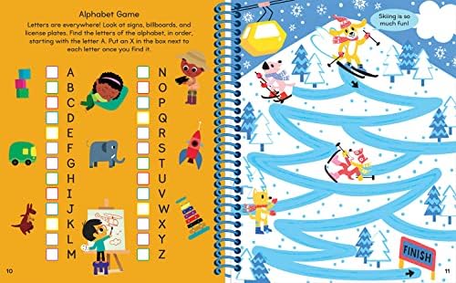Wipe Clean Preschool Activity Book for Kids Ages 3 to 5: ABCs, Counting, Opposites, Shapes, Tracing, Pen Control and More (Start Little Learn Big Series) by Start Little Learn Big