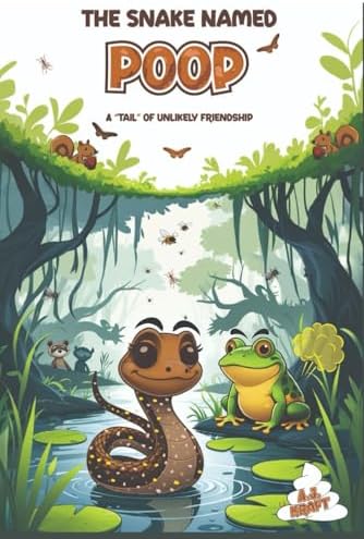 The Snake Named Poop: A "Tail" of Unlikely Friendship - a laugh out loud book for kids ages 3-10 with an important lesson (perfect for bedtime and early reading) (Poop the Snake) by A. J. Kraft