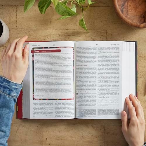 NKJV, The Woman's Study Bible, Hardcover, Red Letter, Full-Color Edition: Receiving God's Truth for Balance, Hope, and Transformation by Thomas Nelson