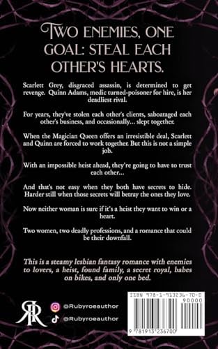 A Game of Hearts and Heists: A Steamy Lesbian Fantasy Romance (Girl Games) by Ruby Roe