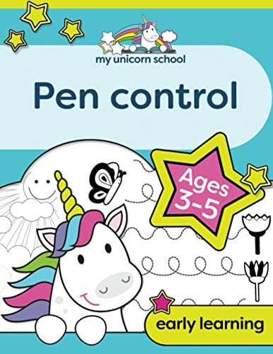 My Unicorn School Pen Control Age 3-5: Fun unicorn tracing activity book by Creative Kids Studio