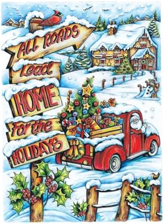 Creative Haven Home for the Holidays Coloring Book (Adult Coloring Books: Christmas) by Teresa Goodridge