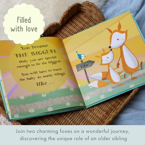 You're The Biggest: A Heartwarming New Sibling Gift Book for Big Brothers or Sisters – Hardcover Keepsake by Lucy Tapper