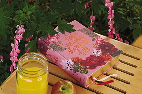 NIV, Artisan Collection Bible, Women’s Bible with Journaling Space, Cloth over Board, Pink Floral, Designed Edges under Gilding, Red Letter, Comfort Print by Zondervan