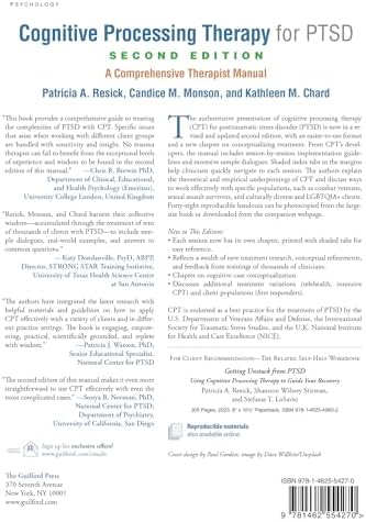 Cognitive Processing Therapy for PTSD: A Comprehensive Therapist Manual by Patricia A. Resick