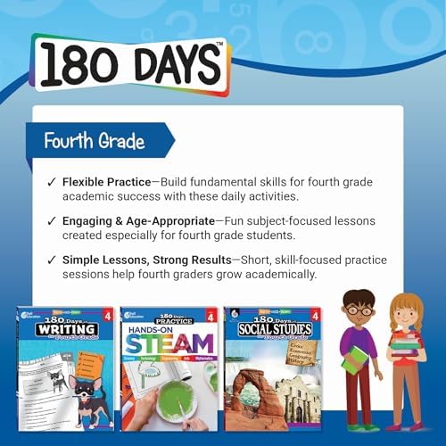 180 Days™: Science for Fourth Grade: Practice, Assess, Diagnose by Lauren Homayoun
