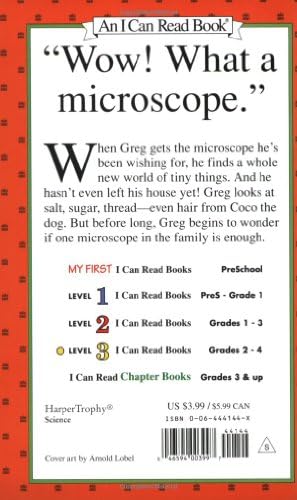 Greg's Microscope: A Fascinating Story for Kids (Ages 4-8) about Science and Discovery at Home (I Can Read Level 3) by Millicent E. Selsam