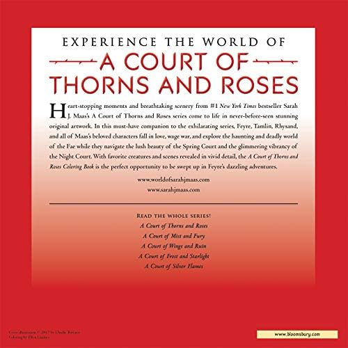 A Court of Thorns and Roses Coloring Book by Sarah J. Maas