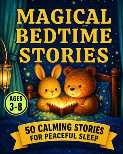 MAGICAL BEDTIME STORIES: 50 Tales to Explore and Manage Emotions. Perfect For Kids Ages 3 to 8 by Lila Everhart