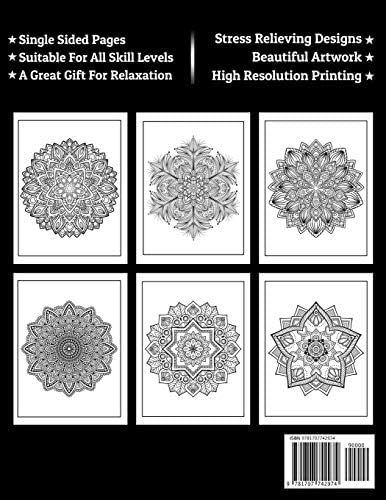 101 Intricate Mandala Coloring Books For Adults : Beautiful Mandalas For Relaxation: Stress Relieving Mandala Designs by Sandra D. Colon