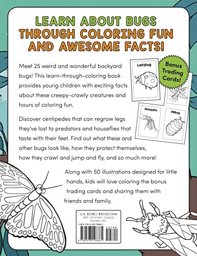 Bug Book for Kids: Coloring Fun and Awesome Facts (A Did You Know? Coloring Book) by Katie Henries-Meisner