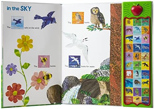 World of Eric Carle, Hear Bear Roar 30-Button Animal Sound Book - Great for First Words - PI Kids by Editors of Phoenix International Publications