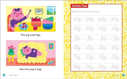 Learn to Read: Phonics Storybook: 25 Simple Stories & Activities for Beginner Readers by Laurin Brainard