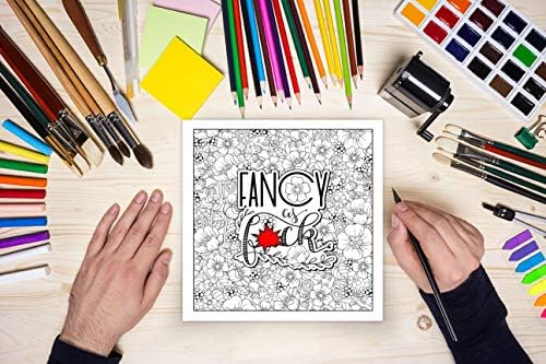Swear Word Adult Coloring Book: Fresh Out of F*cks by Honey Badger Coloring